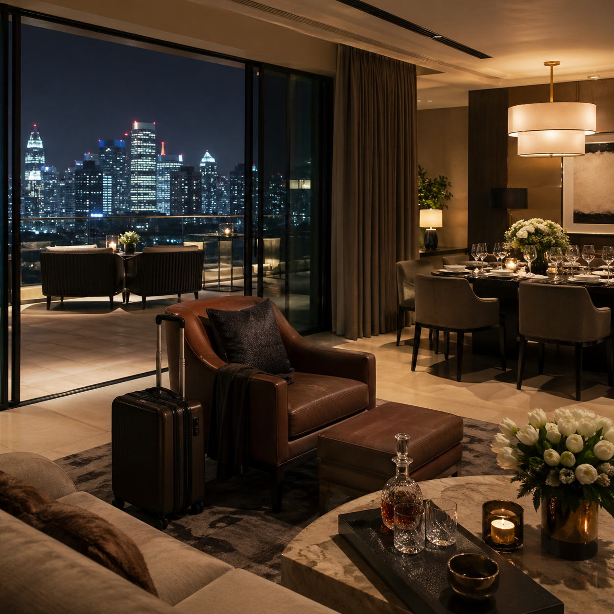 Hotels and residences prepared in advance